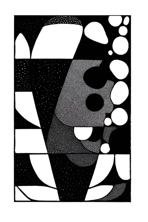 Finelines Nature Geometric Pattern Dots