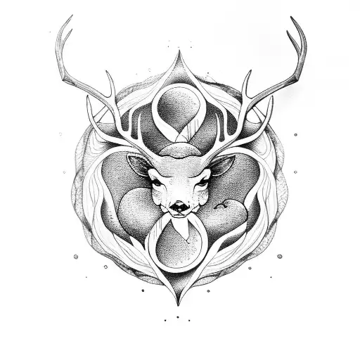 Pisces Inside Deer Horn