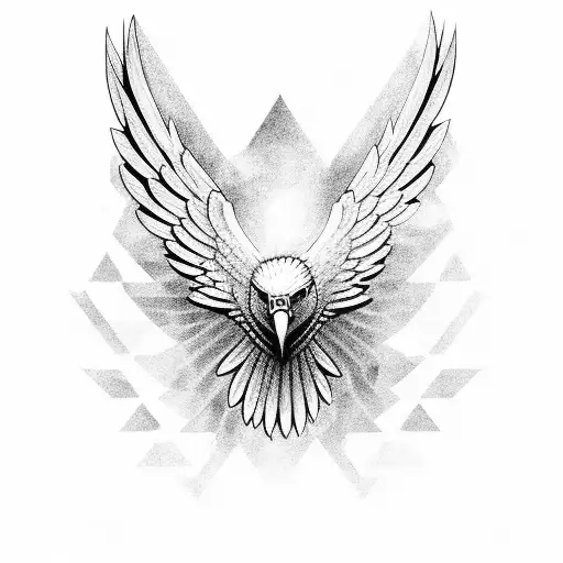 An Eagle Spreading Its Wings With A Reggaeton Beat