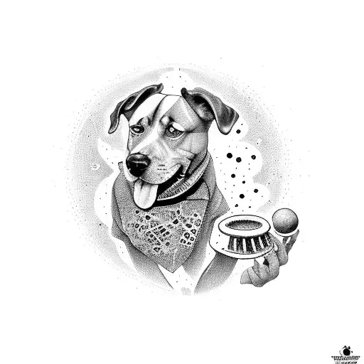 Brown Dog Playing Fetch With A Young Man