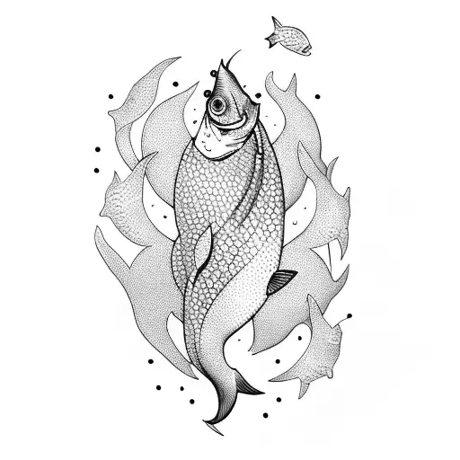 Pisces Fish And Sea Goat