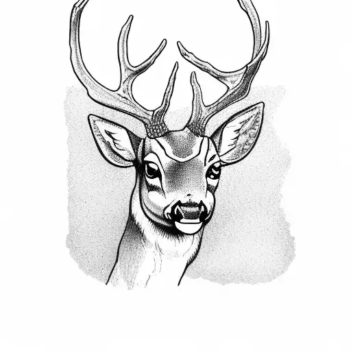 Deer On A Playing Card