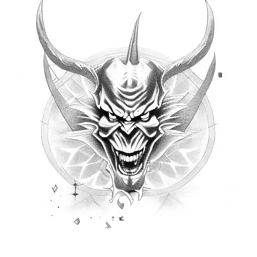 Devil In Shorts Playing Guitar