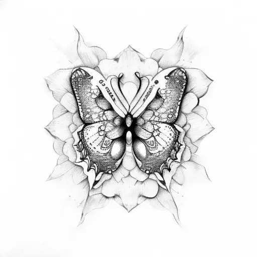 Butterfly Skull