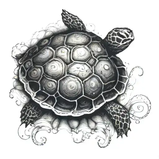 Turtle And Jellyfish