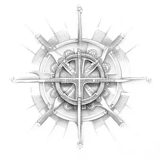 Cross With Beach Elements