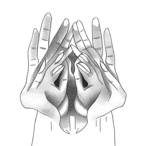 Dad And 2 Daughters Hands On