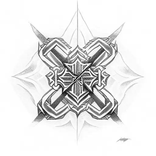 Christian Cross With Quote