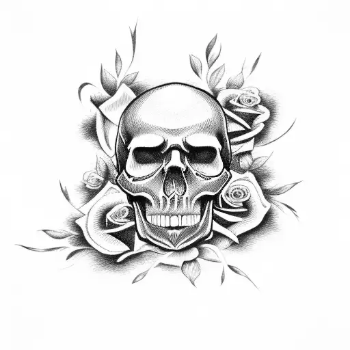 Skull And Roses