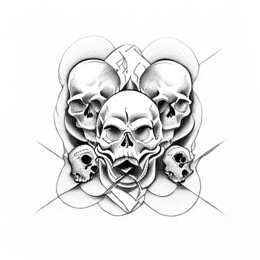 Skull And Hourglass