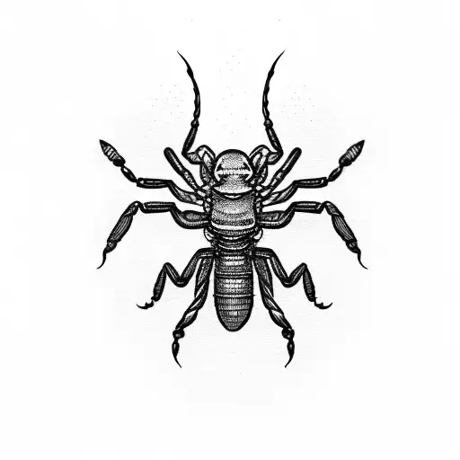 Scorpion Wrapped Around Microphone