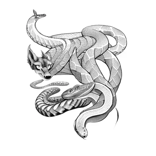 Snake And Wolf
