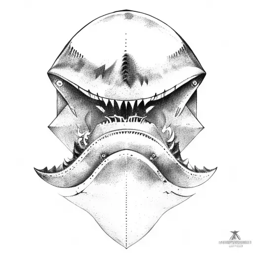 Megalodon Shark Jaw And Diver Helmet