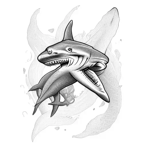 Hammerhead Shark Mermaid