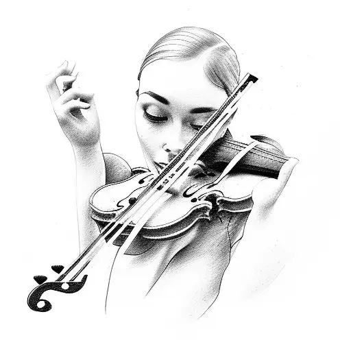 Violin And Guitar Combined