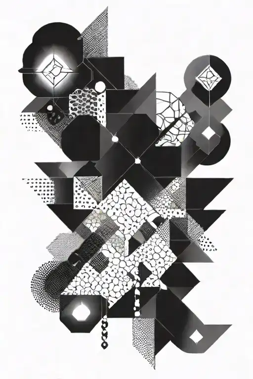 An Abstract Geometric Design Representing The Concept Of Business Success And Growth