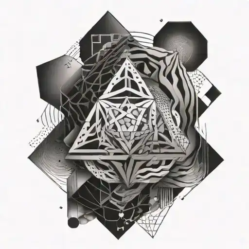 An Abstract Geometric Design Representing The Concept Of Business Success And Growth