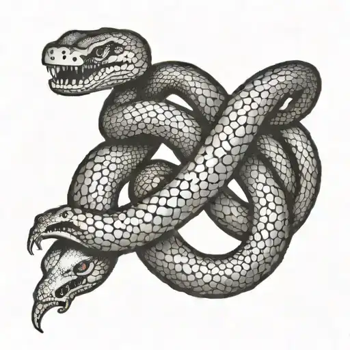 Ky Text And Snake Intertwined