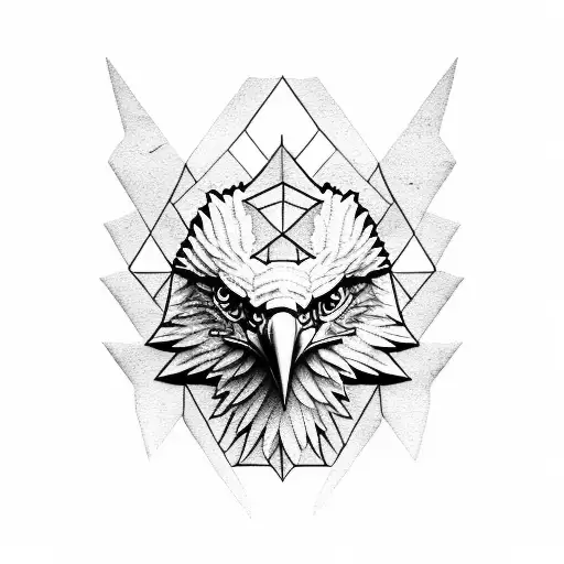Eagle Head Half Geometric