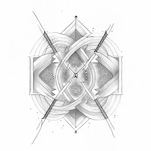 Infinity Loop And Arrow