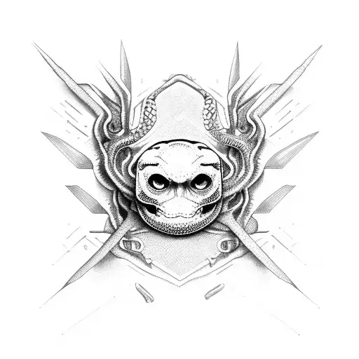 Snake Robotic Dead Skin Fall Bones