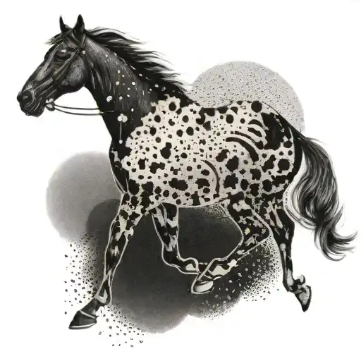 Photographer Silhouette Capturing A Galloping Horse