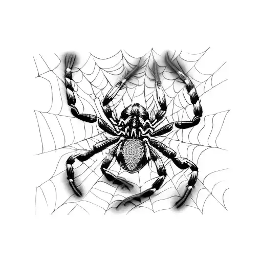 Flames And Spider Webs