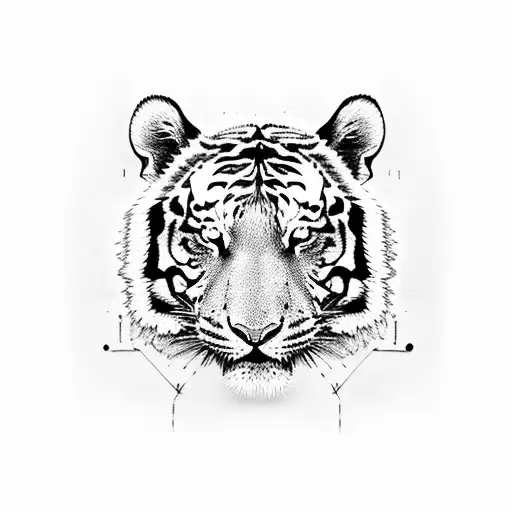 Tiger Covering Boy Eyes