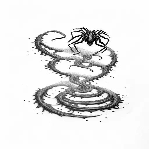 Flames And Spider Webs