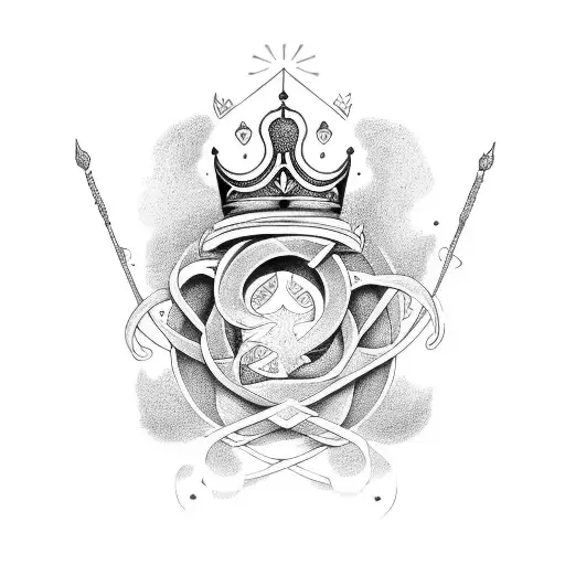 Moore Life With Infinite Symbol Instead Of The O's With A Crown On Top