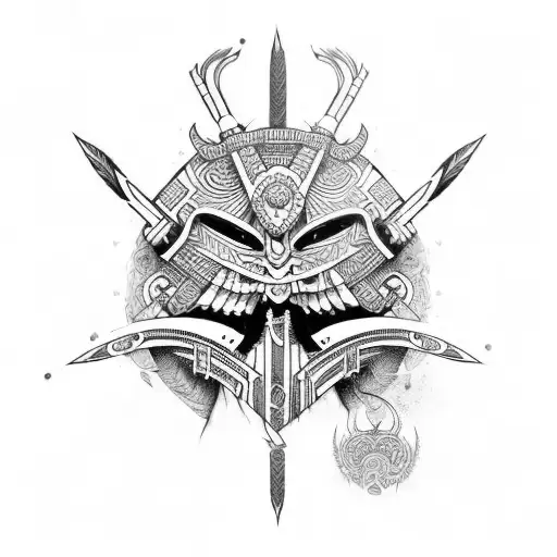 Filipino Tribal With Samurai