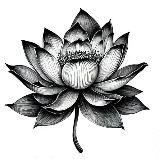 Chinese Lotus Flower