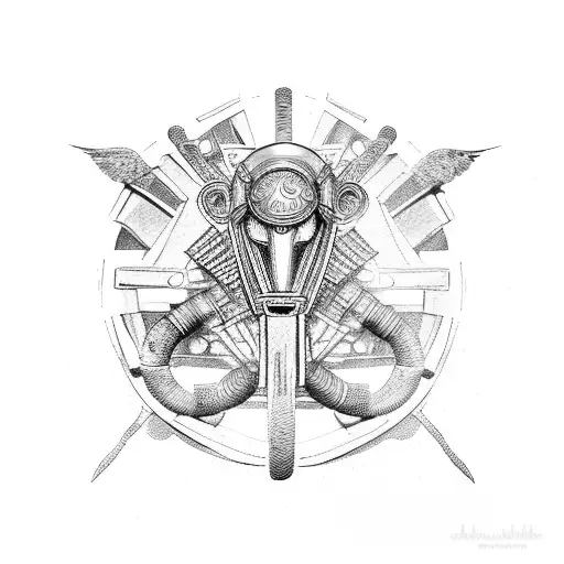 Roman War Chariot On Water