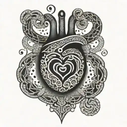 K-pop Fingers Heart Symbol Intertwined Infinity Symbols