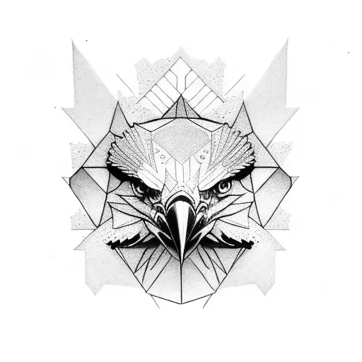 Eagle Head Half Geometric