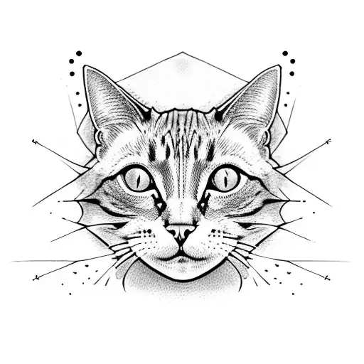 Cat With Lazer Vision