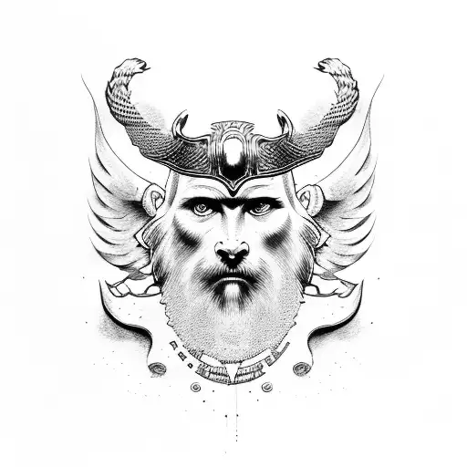 Head Of The God Odin