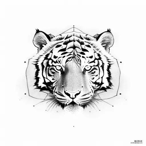 Tiger Head With Armor