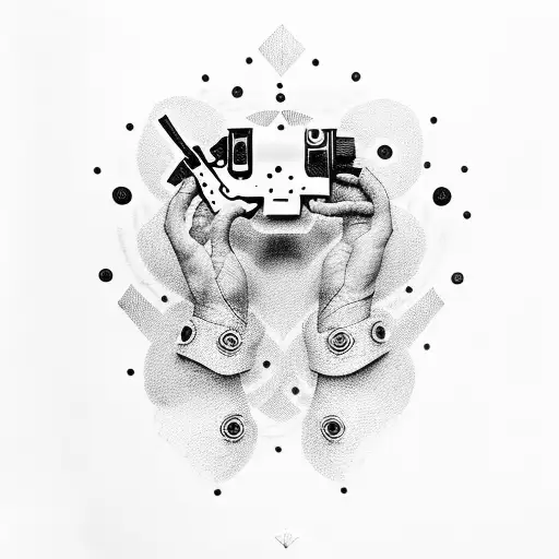 Thousand Hand God With Gun In Each