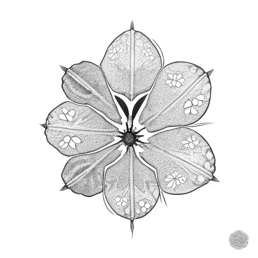 Edelweiss And 4 Leaf Clover