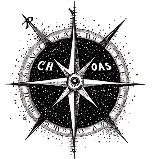 The Word Chaos With A Compass
