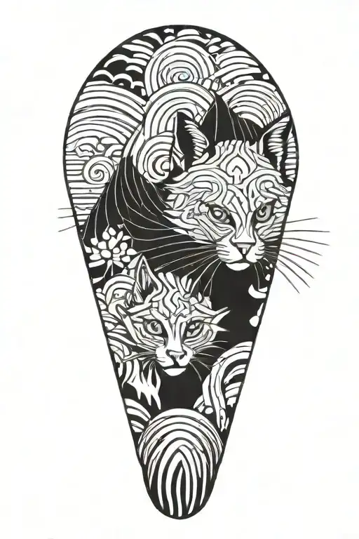 Cat Cactus Acid Wave