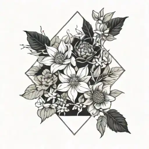 Birth Month Flowers April June July October Bouquet