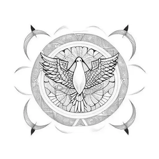 Seal With Dove Wings