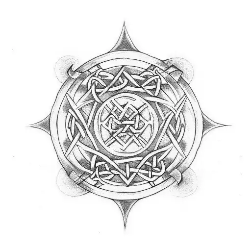 Pagan Irish Smoke Charcoal Equinox Moon Celtic Ogham