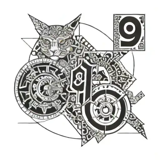 The Numbers 9 En 7 With The Word Hermid And Chariot