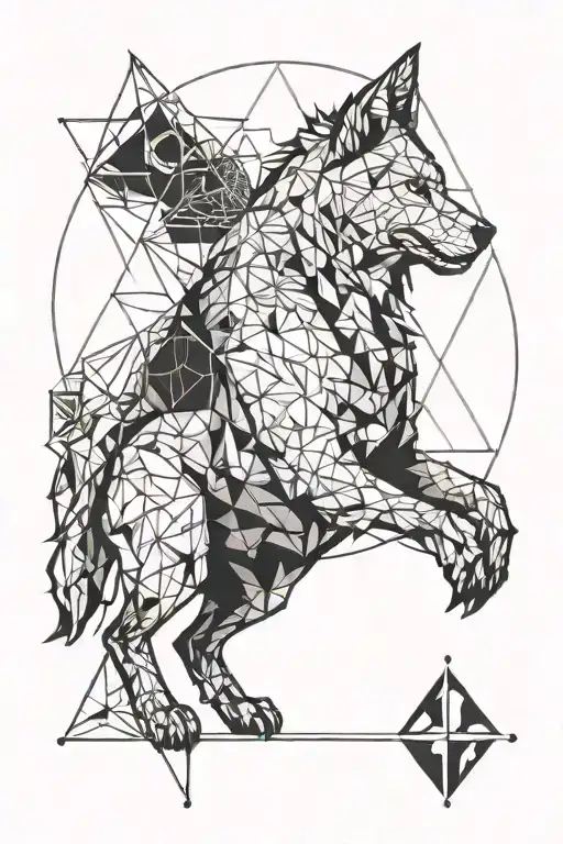 Pyramid Wolf Hades Greek God