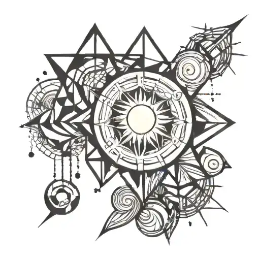 Sun And Rain Falling