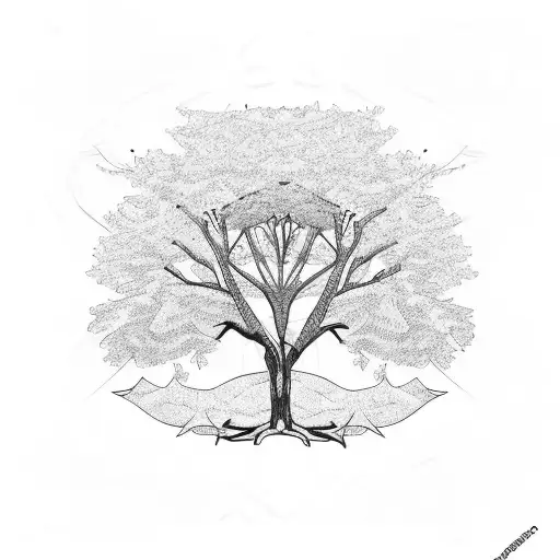 Rowan Tree With Horse