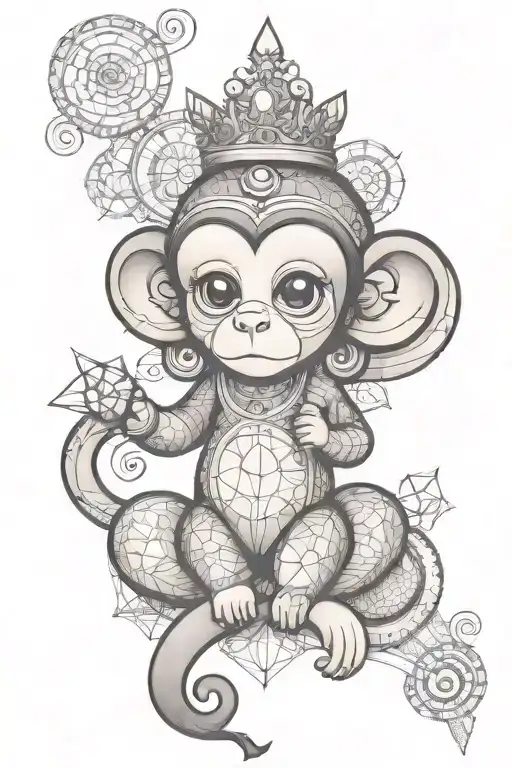 Princess Monkey Bubbles